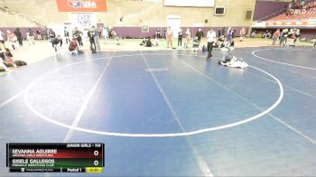 110 lbs Cons. Round 4 - Sevanna Aguirre, Arizona Girls Wrestling vs Gisele Gallegos, Pinnacle Wrestling Club