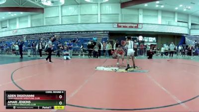 92 lbs Cons. Round 4 - Amari Jenkins, Bad Karma Wrestling Club vs Aden DiGiovanni, Team Donahoe Wrestling Club