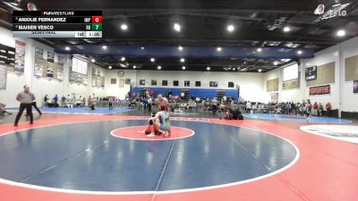 145 Girls Semifinal - Anjolie Fernandez, Imperial vs Maisen Vesco, Rancho Bernardo