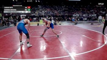 150 lbs Cons. Round 2 - Logan Nitti, Coeur D Alene vs Darren Brooks, McQueen Nevada