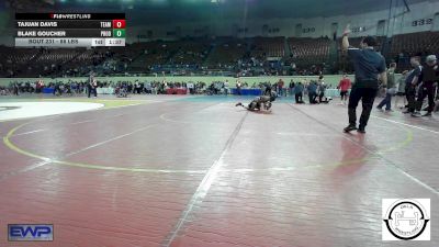 88 lbs Semifinal - Tajuan Davis, Team Tulsa Wrestling Club vs Blake Goucher, Prodigy Elite Wrestling