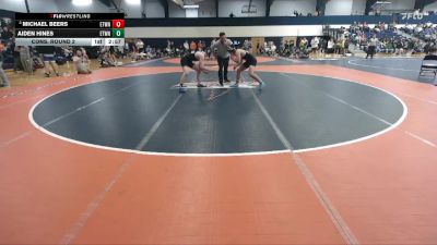 157 lbs Cons. Round 2 - Aiden Hines, Elizabethtown vs Michael Beers, Elizabethtown