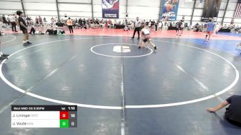 132 lbs Rr Rnd 3 - Jackson Lininger, D3Primus Blue vs Jack Voute, Iron Faith Wrestling