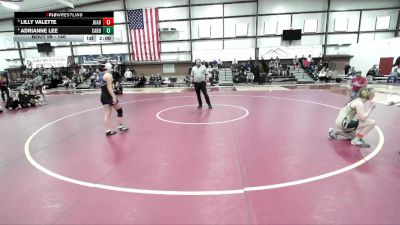 140 lbs 3rd Place Match - Lilly Valette, Juab vs Adrianne Lee, Carbon