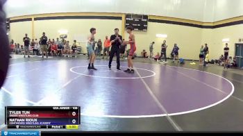 106 lbs Round 1 - Tyler Tun, Snider Wrestling Club vs Nathan Rioux, Contenders Wrestling Academy