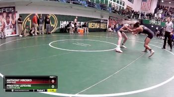 126 lbs Quarterfinal - Preston Lefevre, Clarkston (MI) vs Anthony Mrosko, Avon Ohio