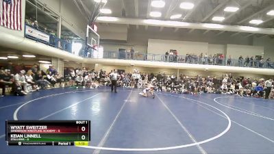 75 lbs Round 1 (4 Team) - Wyatt Sweitzer, Sanderson Wrestling Academy vs Keian Linnell, Stallions