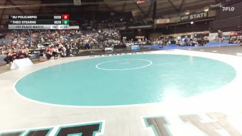 Boys 2A 215 lbs 1st Place Match - Eli Policarpio, Chief Sealth vs Theo Stearns, North Kitsap