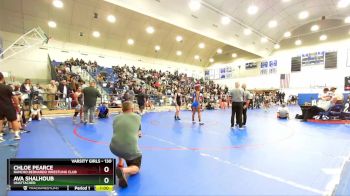 130 lbs Cons. Round 2 - Chloe Pearce, Rancho Bernardo Wrestling Club vs Ava Shalhoub, Unattached