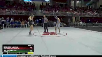 126 lbs Round 2 (3 Team) - Tyler Sheldon, Gretna vs Trenton Lovings, Papillion-La Vista South