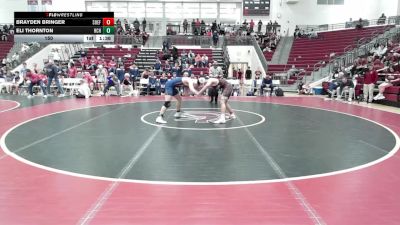 150 lbs Round 1 (16 Team) - Brayden Bringer, South Effingham vs Eli Thornton, Habersham Central Hs