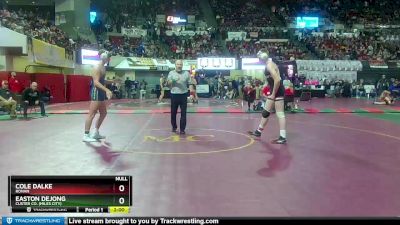 A - 182 lbs Champ. Round 1 - Cole Dalke, Ronan vs Easton DeJong, Custer Co. (Miles City)