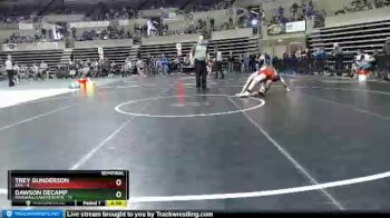 125 lbs Semis (4 Team) - Dawson DeCamp, Marshall/Lakeview/RTR vs Trey Gunderson, KMS