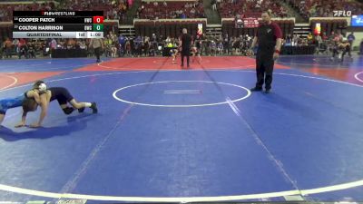 57 lbs Quarterfinal - Colton Harrison, Dillon Wrestling Club vs Cooper Patch, Heights Wrestling Club