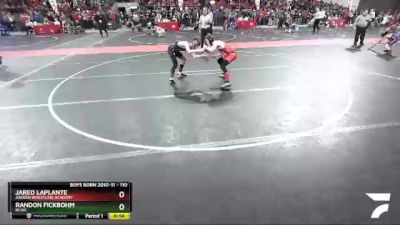 110 lbs Cons. Round 5 - Randon Fickbohm, BCWC vs Jared LaPlante, Askren ...