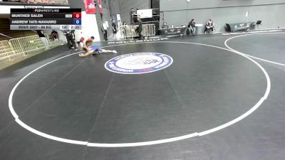 86 kg 5th Place Match - Munther Saleh, Rodriguez High School Wrestling vs Andrew Tate-Navarro