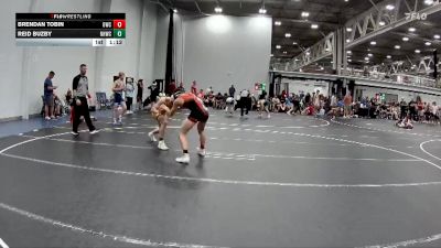 132 lbs Round 3 (4 Team) - Brendan Tobin, Outsiders WC vs Reid Buzby, North Hunterdon WC
