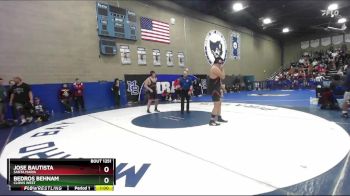 285 lbs Cons. Round 3 - Bedros Behnam, Clovis West vs Jose Bautista, Santa Maria