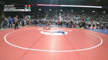 4A-132 lbs Cons. Round 2 - Wyatt Garrett, Campbell County vs Joel Magana, Jackson Hole