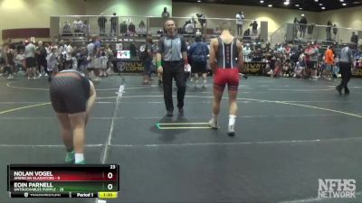 150 lbs Quarterfinals (8 Team) - Nolan Vogel, American Gladiators vs Eoin Parnell, Untouchables Purple