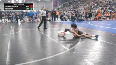 56.8-58 lbs Champ. Round 3 - Dre Lopez, All-Phase Wrestling Club vs Zachary Wilson, Mat Demon Wrestling Club