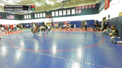 128 lbs Semifinal - Santiago Rodriguez, MTC vs Raymond Contreras, Deep Waters Wrestling
