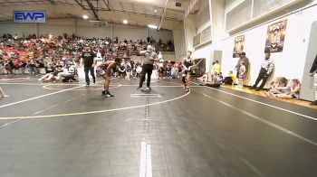 90 lbs Quarterfinal - Camden Lloyd, Team Tulsa Wrestling Club vs King Robinson, HURRICANE WRESTLING ACADEMY