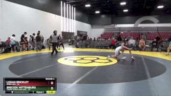 75 lbs Round 2 (8 Team) - Breckin Wittenburg, Thorn Wrestling (MN) vs Logan Brickley, Rebellion