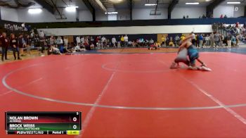 149 lbs Champ. Round 2 - Nolan Brown, Alvernia vs Brock Weiss, Penn State Unattached