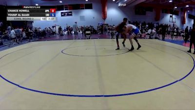 132 lbs Cons. Round 3 - Chance Howell, Midlothian Miners Wrestling Cl vs Yousif Al Saadi, Legend Wrestling Club