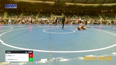 101 lbs Consi Of 8 #1 - Avery Rios, Lions Wrestling Academy vs Gunner Perkins, Westshore Wrestling Club