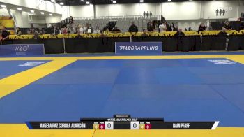 Rain Pfaff vs Angela Paz Correa Alarcón 2025 World IBJJF Jiu-Jitsu No-Gi Championship