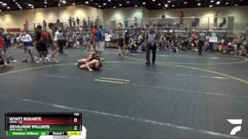 150 lbs Quarterfinals (8 Team) - Wyatt Rodarte, POWA vs Devaughn Williams, Ohio Gold