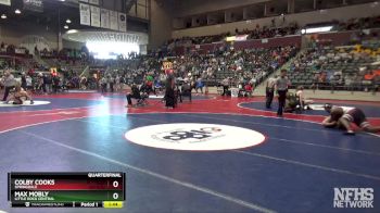 6A 285 lbs Quarterfinal - Max Mobly, Little Rock Central vs Colby Cooks, Springdale
