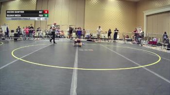 53 lbs Quarterfinal - Jacob Sawyer, Mat Demon vs Elijah Meza, Pounders WC