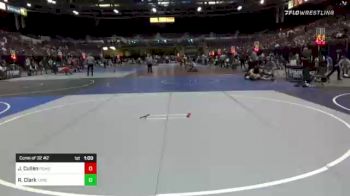 160 lbs Consi Of 32 #2 - Justin Cullen, Pomona Elite vs Raymond Clark, Threshold Wrestling Club