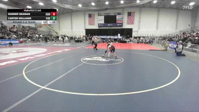 103 lbs Round 2 (3 Team) - Carter Williams, Port Jervis Sr HS vs Zander Seaman, Canisteo-Greenwood Sr HS