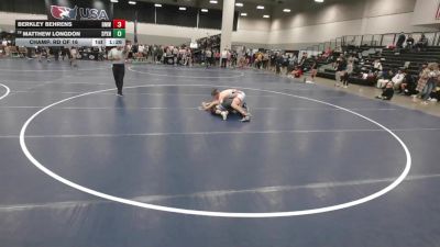 138 lbs Champ. Rd Of 16 - Matthew Longdon, St. Pius X High School Wrestling vs Berkley Behrens, Beast Mode Wrestling