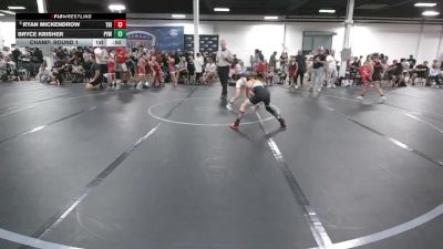 72 lbs Champ. Round 1 - Ryan Mickendrow, Triumph vs Bryce Krisher, Powhatan Youth Wrestling