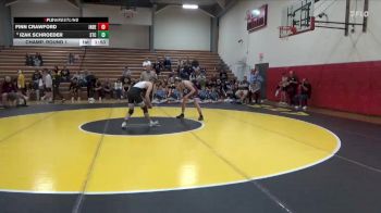 132 lbs Champ. Round 1 - Finn Crawford, Independence vs Izak Schroeder, South Tama County