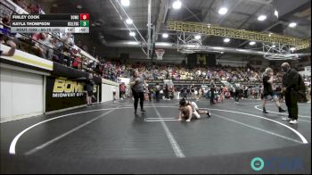 60-70 lbs Consolation - Finley Cook, D3 Wrestling Cluib vs Kayla Thompson, Bridge Creek Youth Wrestling