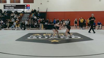 117 lbs Semifinal - Shea Reisel, Dubuque vs Sereena Baca, Quincy