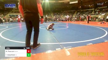 40 lbs Consolation - Waylon Pearson, Barnsdall Youth Wrestling vs Timmy Wakefield, Young Guns