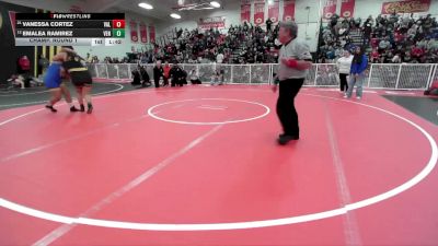 190 lbs Champ. Round 1 - Vanessa Cortez, Valencia vs Emalea Ramirez, Ventura