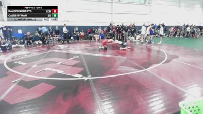 153 lbs Quarterfinal - Kaygen Roberts, Ckwa-hs vs Caleb Ryman, Indiana Outlaws Black-HS