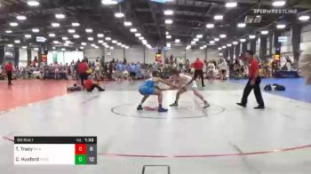 132 lbs Prelims - Tyler Tracy, PA Alliance vs Cael Huxford, Shore Thing Blue