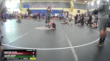 49 lbs Round 4 - Sawyer Flynn, James Island Youth Wrestling C vs Oliver Smith, Carolina Reapers