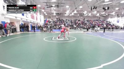 Girls 120 lbs Champ. Round 1 - Amberley Clifton, Salinas Girls vs Felicia Alan, Seaside Girls