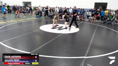 132 lbs Round 2 - Adalgisa Reigh, Dillingham Wolverine Wrestling Club vs Chloe Lastimosa, Marathon Wrestling Club