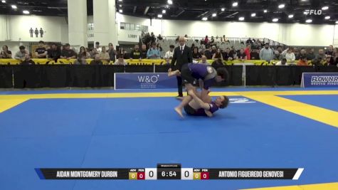 Antonio Figueiredo Genovesi vs Aidan Montgomery Durbin 2025 World IBJJF Jiu-Jitsu No-Gi Championship